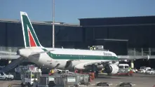 По никое време AlItalia почна стачка