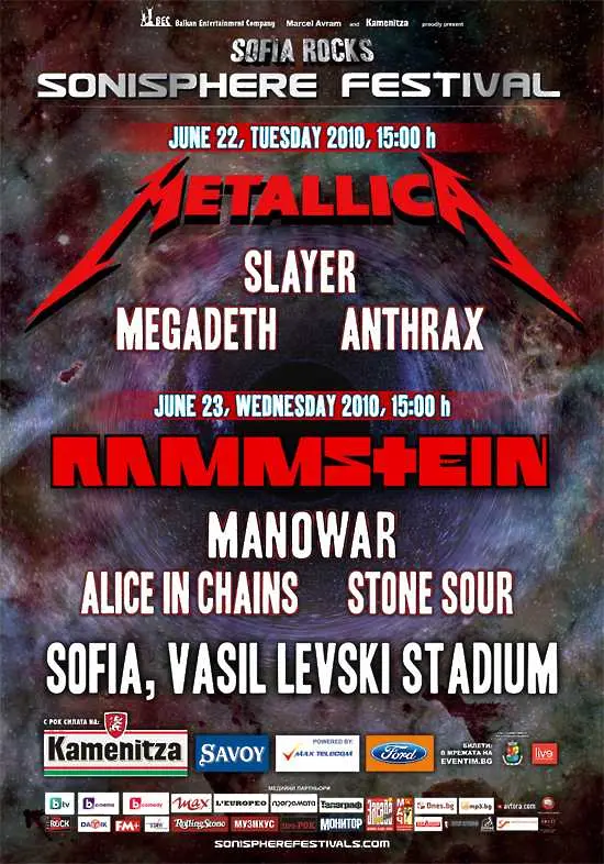 Търсят се доброволци да помагат по време на Sonisphere 