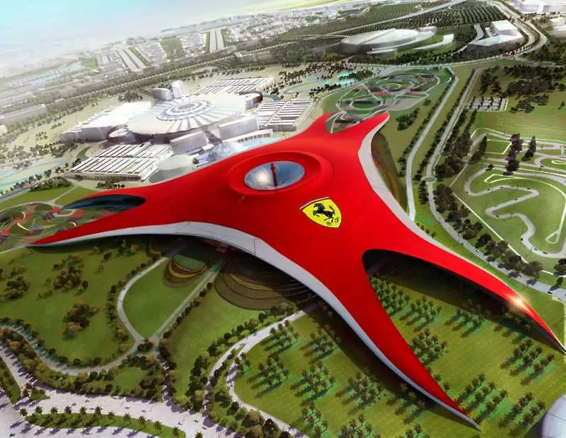 Отвориха най-големия тематичен парк в света - Ferrari World