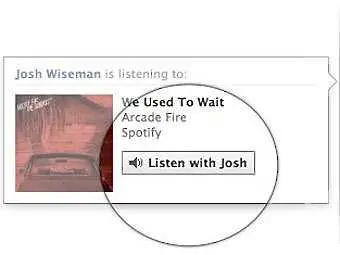 Facebook предлага: Послушай музика с приятели