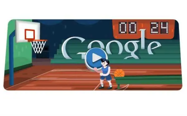 Баскетболна игра с Google doodle