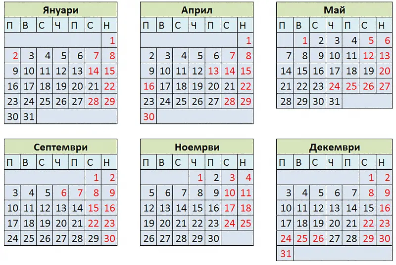 Последна работна събота за годината