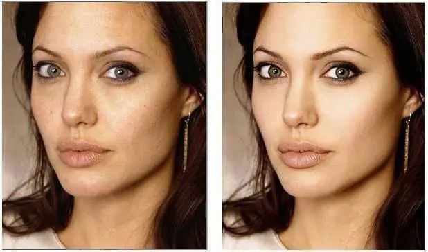 15 снимки на звезди и модели, обработени с Photoshop