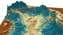 Откриха гигантски каньон под леда на Гренландия