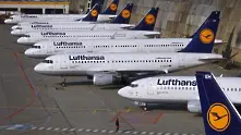 Lufthansa отмени 50 полета заради стачка