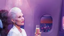 Майката на Елън Мъск в реклама на Virgin America