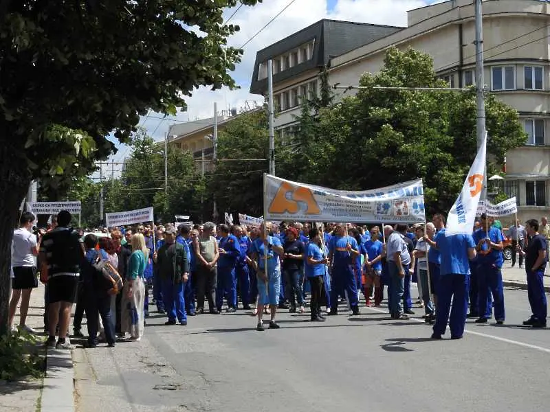 Протестът на предприятията през обектива