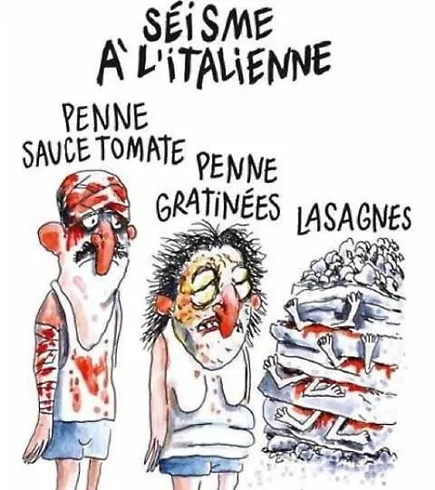 Италия: #je ne suis pas Charlie Hebdo 