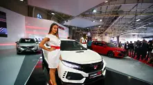 Civic Type R - звездата на щанда на Honda на автомобилното изложение в София