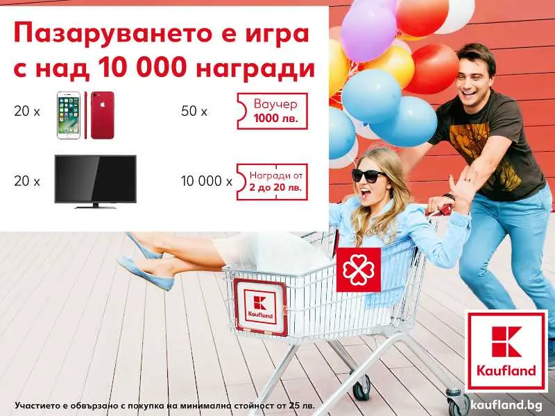 Kaufland България раздава над 10 000 награди