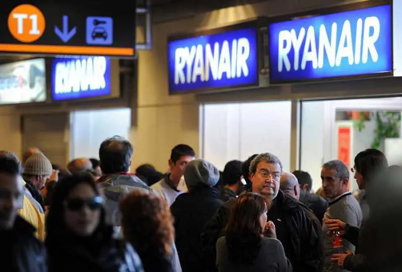 Ryanair с нов рекорд по брой на пътниците