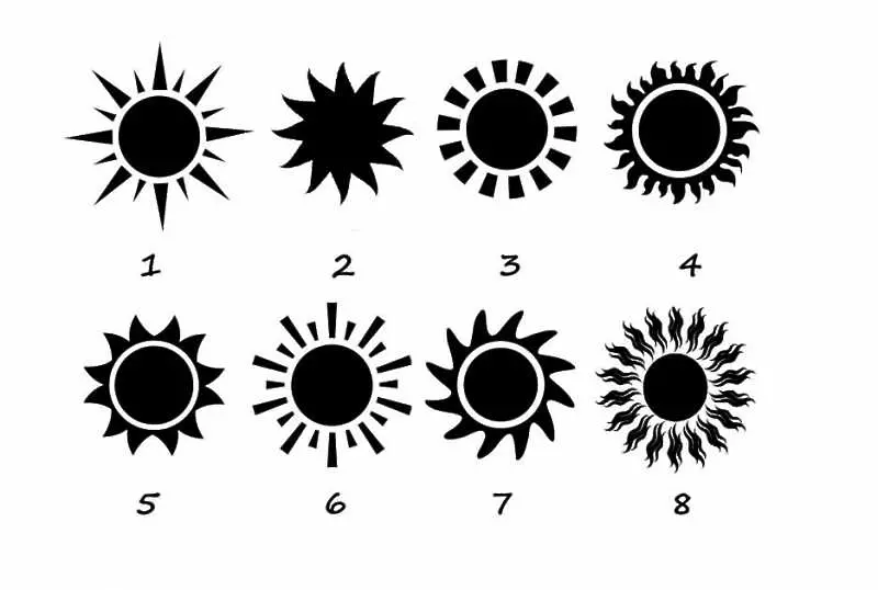 Тест: Изберете слънцето, за да разкриете тайните черти на вашия характер