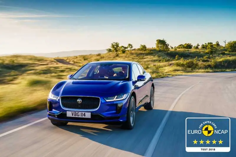 Пет звезди за безопасност Euro NCAP за електрическия Jaguar I-PACE