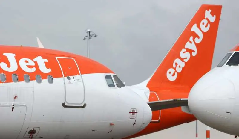 Втората най-голяма нискотарифна авиокомпания EasyJet регистрира спад на приходите от 88%